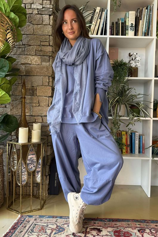 Lagen Chill Sweatshirt Denim